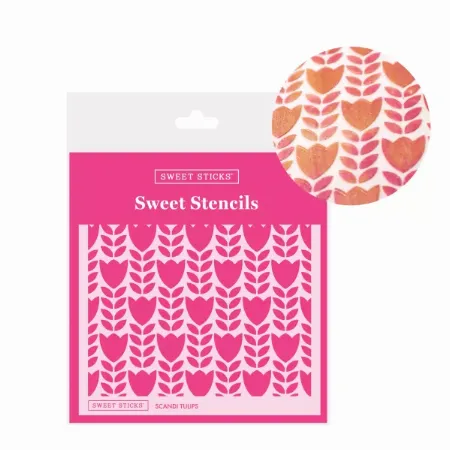 Sweet Sticks Scandi Tulips Stencil Sweet Sticks Scandi Tulips Stencil